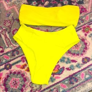 Yellow Bathing Suit